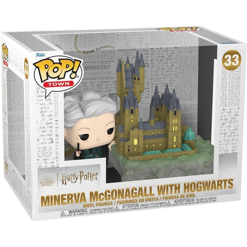 Pop Town! Movies: Harry Potter Chamber of Secrets 20th- Minerva with Hogwarts - Funko