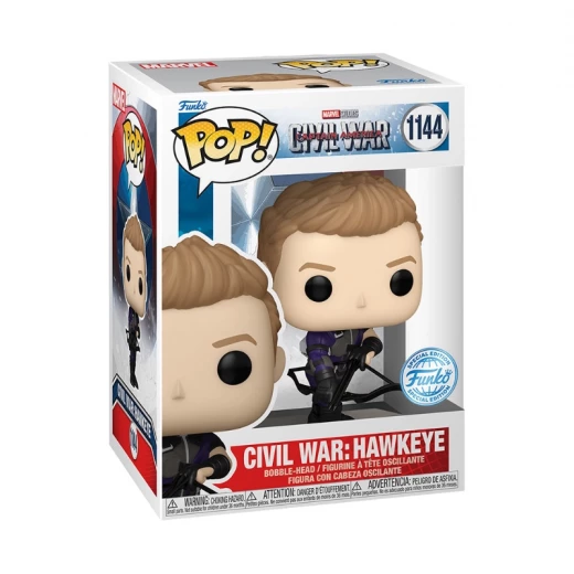 مجسم Funko Pop! مارفل: هوك آي من فيلم الحرب الأهلية (إصدار حصري) - فانكو - Image 2