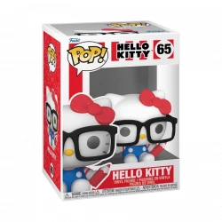 Pop! Sanrio: Hello Kitty – Hello Kitty Nerd with Glasses Vinyl Figure, Collectible Funko Pop Character for Display, Collecting, and Gifting