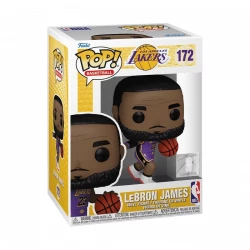 Pop! Basketball: NBA Los Angeles Lakers – LeBron James Vinyl Figure, Collectible Funko Pop NBA Star for Display, Collecting, and Gifting