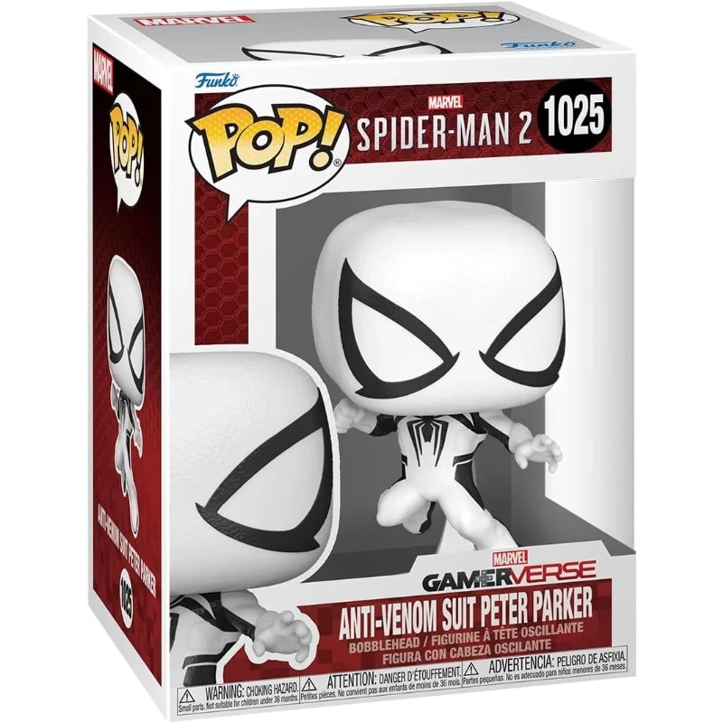 Pop! Games: Spider-Man 2 Video Game- Anti-Venom Suit Peter Parker - Funko