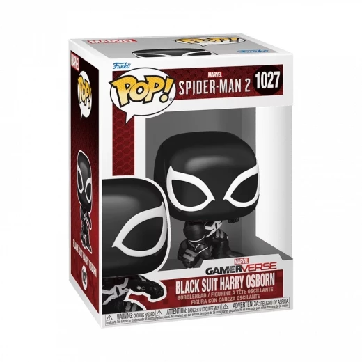 Pop! Games: Marvel Spider-Man 2 – Black Suit Harry Osborn Vinyl Figure, Collectible Funko Pop Video Game Character for Display, Collecting, and Gifting Pop! Games: Marvel Spider-Man 2 – Black Suit Harry Osborn Vinyl Figure, Collectible Funko Pop Video Game Character for Display, Collecting, and Gifting