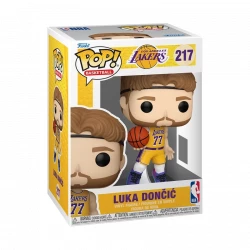 Pop! Basketball: NBA Los Angeles Lakers – Luka Dončić Vinyl Figure, Collectible Funko Pop NBA Star for Display, Collecting, and Gifting