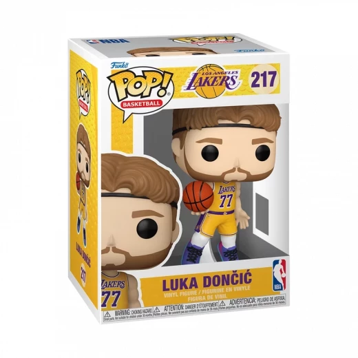 Pop! Basketball: NBA Los Angeles Lakers – Luka Dončić Vinyl Figure, Collectible Funko Pop NBA Star for Display, Collecting, and Gifting - Funko - Image 2