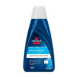 BISSELL Spot & Stain Double Concentrated Cleaner, Carpet and Upholstery Cleaning Solution for Stain and Dirt Removal, 1 Liter