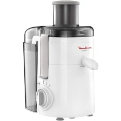 Moulinex Fruitelia Juicer 350W White Plastic/Stainless Steel Juice Extractor with 2-Year Warranty