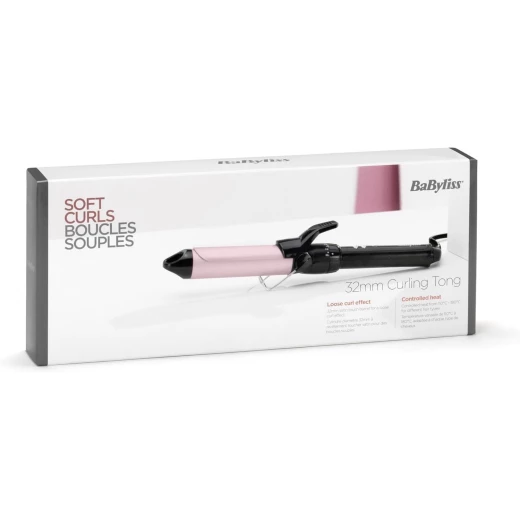 أداة تجعيد الشعرC332SDE مقاس 32 مم مع طلاء Satin Touch وتقنية الأيونات لتجعيدات عريضة وحريرية من  بيبي ليس - بيبي ليس - Image 2