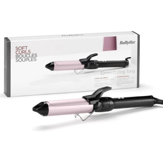 أداة تجعيد الشعرC332SDE مقاس 32 مم مع طلاء Satin Touch وتقنية الأيونات لتجعيدات عريضة وحريرية من  بيبي ليس - بيبي ليس - Image 3