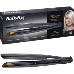 مملس شعر BaByliss Protect Slim 22 مم - أسود، 230 درجة مئوية لتصفيفات ناعمة