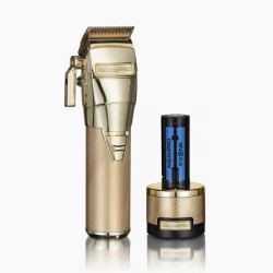 BaByliss FXONE All-Metal Gold Clipper FX899GSDE Professional Hair Clipper, Fade Blade, 6800 RPM