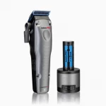 مجموعة ماكينة قص الشعر الاحترافية اللاسلكية BaBylissPRO FXONE LoPro Grey مع محرك N1 وشفرة Fade للحلاقين المحترفين - بيبي ليس برو