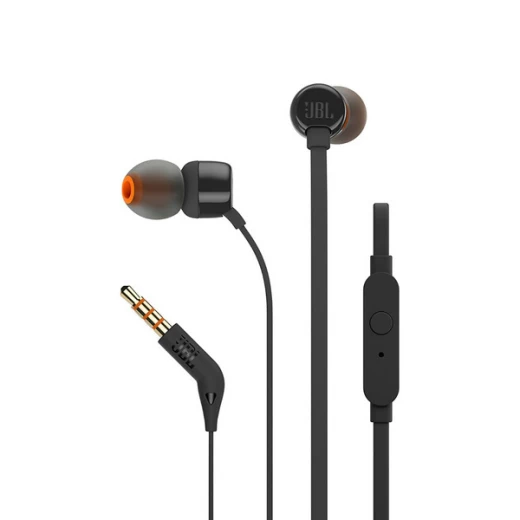 سماعات أذن JBL Tune 110 - أسود مع مقبس 3.5 ملم - جي بي ال - Image 2