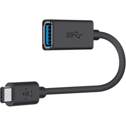 محول بلكين من USB-C إلى USB-A – للشحن السريع ونقل البيانات لأجهزة ماك بوك وكروم بوك - بيلكين - Image 6
