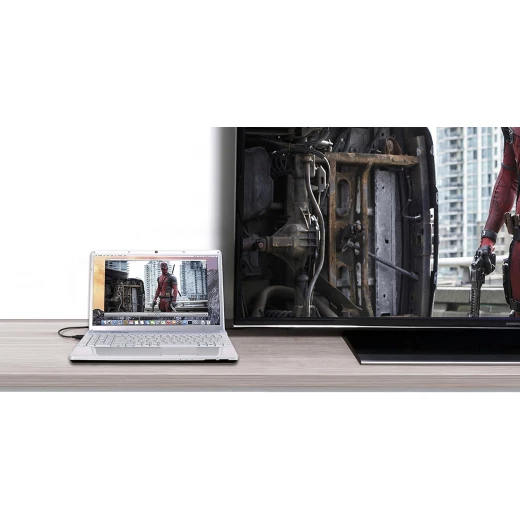 كابل HDMI عالي السرعة مع إيثرنت متوافق مع 4K/Ultra HD، يدعم دقة 1080 بكسل كاملة، بطول 2 متر من بيلكين - بيلكين - Image 5