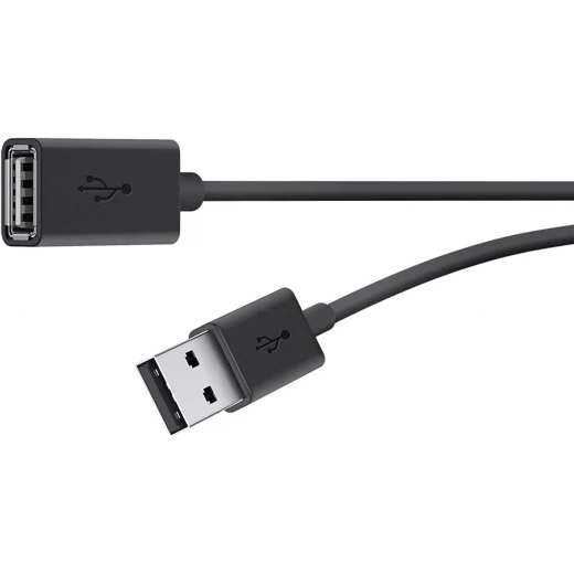 كابل تمديد USB من بليكين بطول 10 أقدام - USB-A ذكر إلى USB-A أنثى - أسود كابل تمديد USB من بليكين بطول 10 أقدام - USB-A ذكر إلى USB-A أنثى - أسود