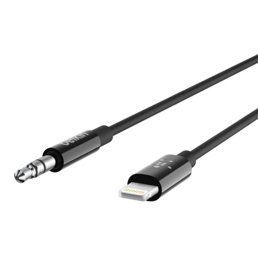 Belkin 3.5mm Audio Cable with Lightning Connector - Black - Smartphone Compatibility - Belkin - Image 4