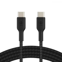 كابل بيلكين بوست تشارج USB-C إلى USB-C بطول 1 متر أسود - شحن سريع