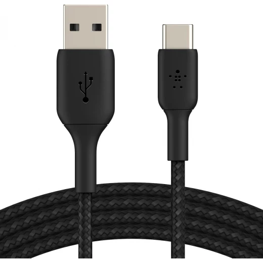 كابل بيلكن USB-C إلى USB-A بطول 3.3 قدم أسود - شحن سريع لأجهزة iPhone 16/15 و Galaxy S25 و iPad Pro و AirPods Pro والمزيد كابل بيلكن USB-C إلى USB-A بطول 3.3 قدم أسود - شحن سريع لأجهزة iPhone 16/15 و Galaxy S25 و iPad Pro و AirPods Pro والمزيد
