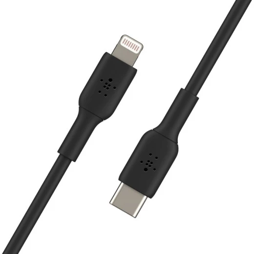 كابل بيلكن USB-C إلى Lightning بطول 3.3 قدم أسود - شحن سريع - بيلكين - Image 2