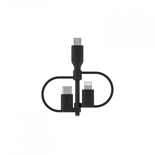 Belkin BoostCharge Universal Cable, USB-A cable with USB-C, Micro-USB and Lightning connectors, 1M - Belkin - Image 4