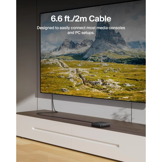 Belkin Ultra HD HDMI 2.1 Cable 6.6ft/2M - 4K/8K High Speed for PS5, Xbox Series X, Dolby Vision - Belkin - Image 5