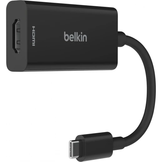 Belkin USB-C to HDMI 2.1 Adapter - 8K 60Hz, 4K 144Hz, HDR, Black, USB-C Devices Belkin USB-C to HDMI 2.1 Adapter - 8K 60Hz, 4K 144Hz, HDR, Black, USB-C Devices