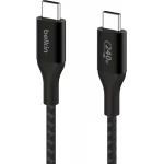 Belkin 240W USB-C to USB-C Cable 3.3ft Black - Fast Charging for iPhone, Samsung, MacBook & More - Belkin