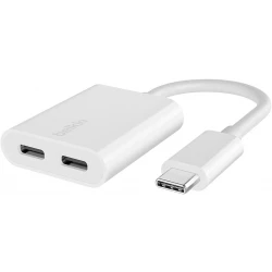 محول بيلكين كونكت للصوت والشحن عبر USB-C – يدعم الشحن السريع حتى 60 واط