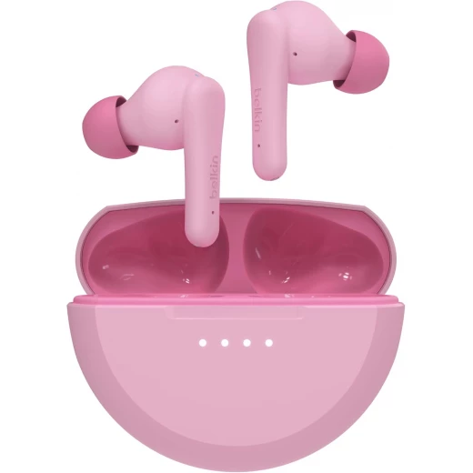 سماعات ساوندفورم نانو للأطفال بتقنية البلوتوث - وردية، بطارية تدوم حتى 28 ساعة، حجم صوت آمن، مقاومة للماء للأطفال من بيلكين سماعات ساوندفورم نانو للأطفال بتقنية البلوتوث - وردية، بطارية تدوم حتى 28 ساعة، حجم صوت آمن، مقاومة للماء للأطفال من بيلكين