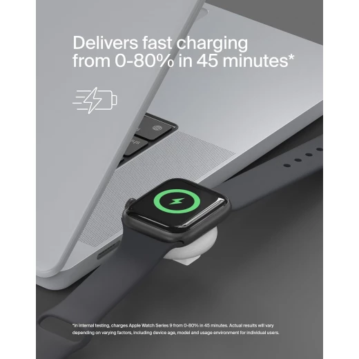شاحن ساعة ابل ووتش USB-C المحمول من بيلكين- شحن سريع، تصميم مدمج - بيلكين - Image 7