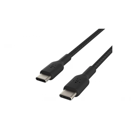 كابل بلكين بوست تشارج مضفّر من نوع USB-C إلى USB-C، بطول 0.15 متر، أسود - بيلكين - Image 5