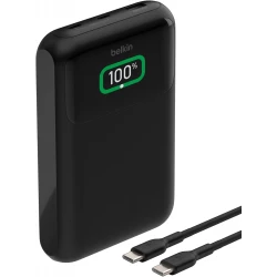 بنك طاقة بيلكين BoostCharge بـ 3 منافذ للكمبيوتر المحمول 20K مع USB-C - شحن سريع