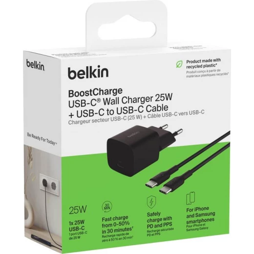 شاحن بيلكين 25 واط USB-C: شحن سريع للهواتف الذكية والمزيد - بيلكين - Image 9
