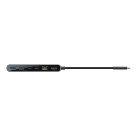 محول بيلكن كونكت 8 منافذ USB C مع إيثرنت 2.5 جيجابايت، أسود، يتضمن 2 منفذ USB A، يدعم دقة تصل إلى 8K، متوافق مع أجهزة متعددة - Image 5