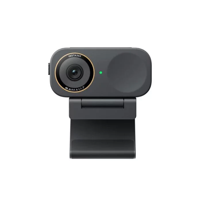 ويب كام Insta360 Link 2C Pro AI بدقة 4K مع مستشعر 1/1.3 بوصة، تتبع ذكي وتأطير تلقائي، تصوير HDR، اتصال USB-C، ميكروفونات عزل ضوضاء، مثالية للبث المباشر والاجتماعات – أسود - انستا 360