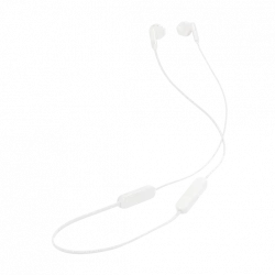 JBL Tune 235BT Wireless Earbud Headphones, Pure Bass Sound, White, 25-Hour Battery Life