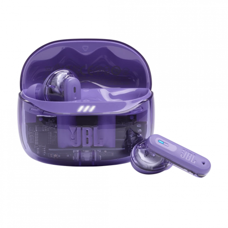 سماعات أذن جي بي إل Tune Beam 2 Ghost Edition اللاسلكية، خاصية إلغاء الضوضاء التكيفية، لون Ghost Mauve
