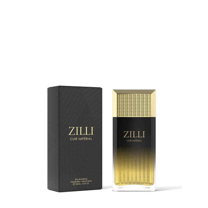 ZILLI Cuir Impérial Eau De Parfum for Men 100ml, Captivating Leather and Amber Fragrance, A Luxurious Scent for the Modern Gentleman, Long Lasting - Zilli