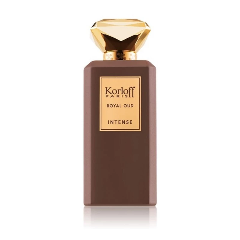 Korloff Royal Oud Intense Eau De Parfum Unisex 88ml: A Luxurious Fragrance Experience, Featuring Oud, Spices, and Woody Notes for Both Men and Women. Presented in a Stylish Bottle. - Korloff