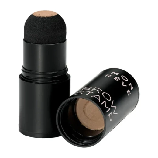 Mon Rêve Brow Stamp with 8 Stencils, 0.8g, Easy Brow Filling and Shaping Tool, Water, Sweat and Smudge-Proof Formula for a Natural, Long-Lasting Look - Mon Reve - Image 2