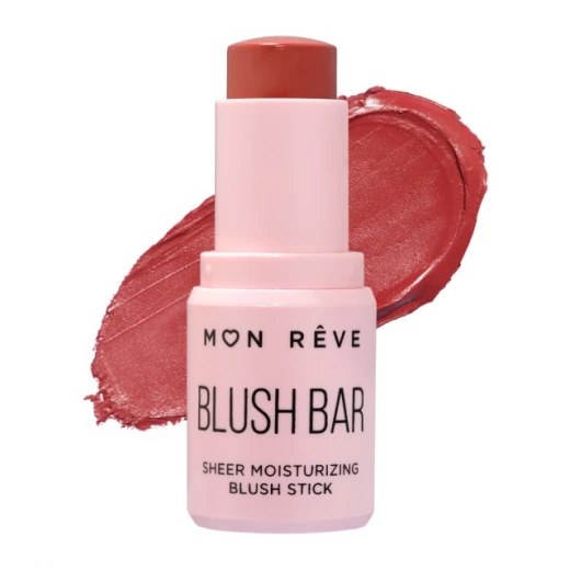 قلم أحمر خدود Mon Reve Bar مرطب رقم 04 تركيبة قابلة للمزج للشفاه والعيون والخدود مكياج مشع قلم أحمر خدود Mon Reve Bar مرطب رقم 04 تركيبة قابلة للمزج للشفاه والعيون والخدود مكياج مشع