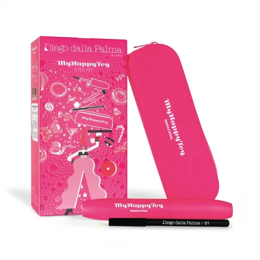 Diego Dalla Palma MyHappyToy Mascara Kit, Black Mascara and Eyeliner Set Diego Dalla Palma MyHappyToy Mascara Kit, Black Mascara and Eyeliner Set