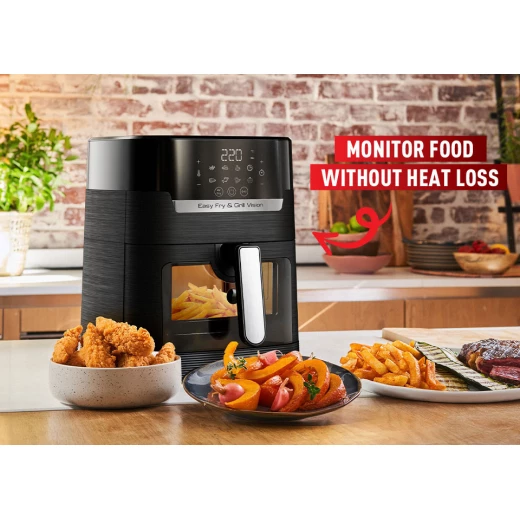 Tefal Easy Fry Dual XXL Air Fryer Stainless Steel 11L, Family Size, Healthy Cooking - Image 2