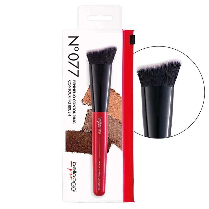 Bellaoggi Contouring Brush for Face Makeup with Soft, High Quality Bristles, Ideal for Professional Application, Flawless Blending, Suitable for Powder and Cream Products, 1 Piece - Bellaoggi