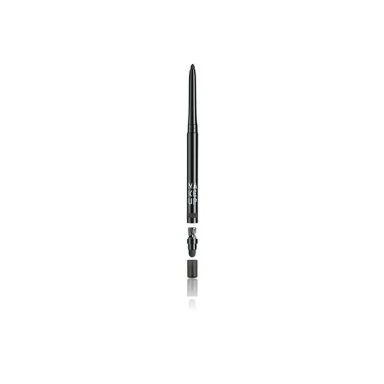 MAKE UP FACTORY Automatic Eyeliner 01A Deep Black, Automatic Eye Defining Pencil in an Intense Deep Black Shade, Ideal for Defining Eye Contours and Enhancing Eye Shape, Perfect for Everyday Makeup and Special Occasion Looks - Makeup Factory