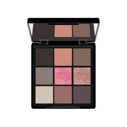 Make Up Factory Pro Effect Eye Palette, 9 Matte and Metallic Eyeshadows, Shade 27 City of Love