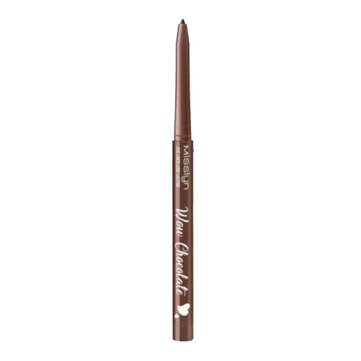 Misslyn Color Crush Wow Chocolate Eyeliner, Rich Chocolate Brown Eye Liner for Defining and Enhancing Eye Shape, Ideal for Everyday Makeup and Special Occasion Looks, Adds a Warm, Elegant Touch to Eye Makeup