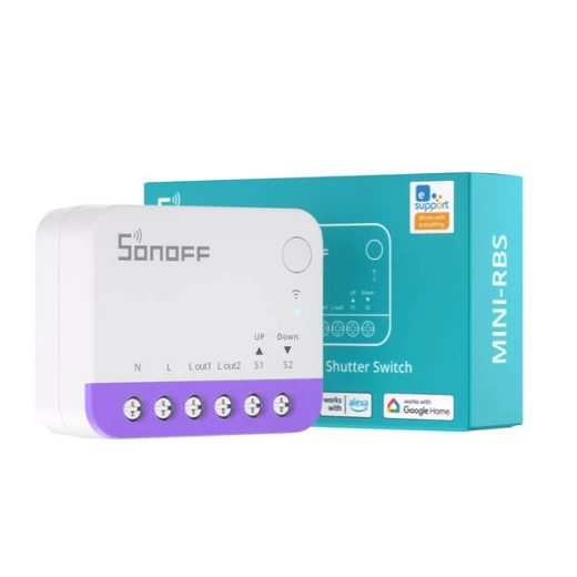 مفتاح SONOFF Mini RBS الذكي للتحكم في الستائر الدوارة واي فاي لأتمتة المنزل - Image 4