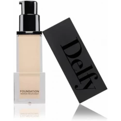 Delfy Water Resistant Foundation 10 Natural Shade, Long Lasting Coverage, Pack of 1