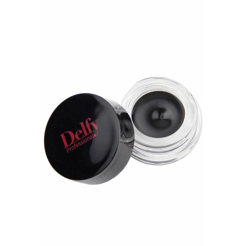 Delfy Long Wear Gel Eyeliner Waterproof Highly Pigmented Black 3g - Delfy